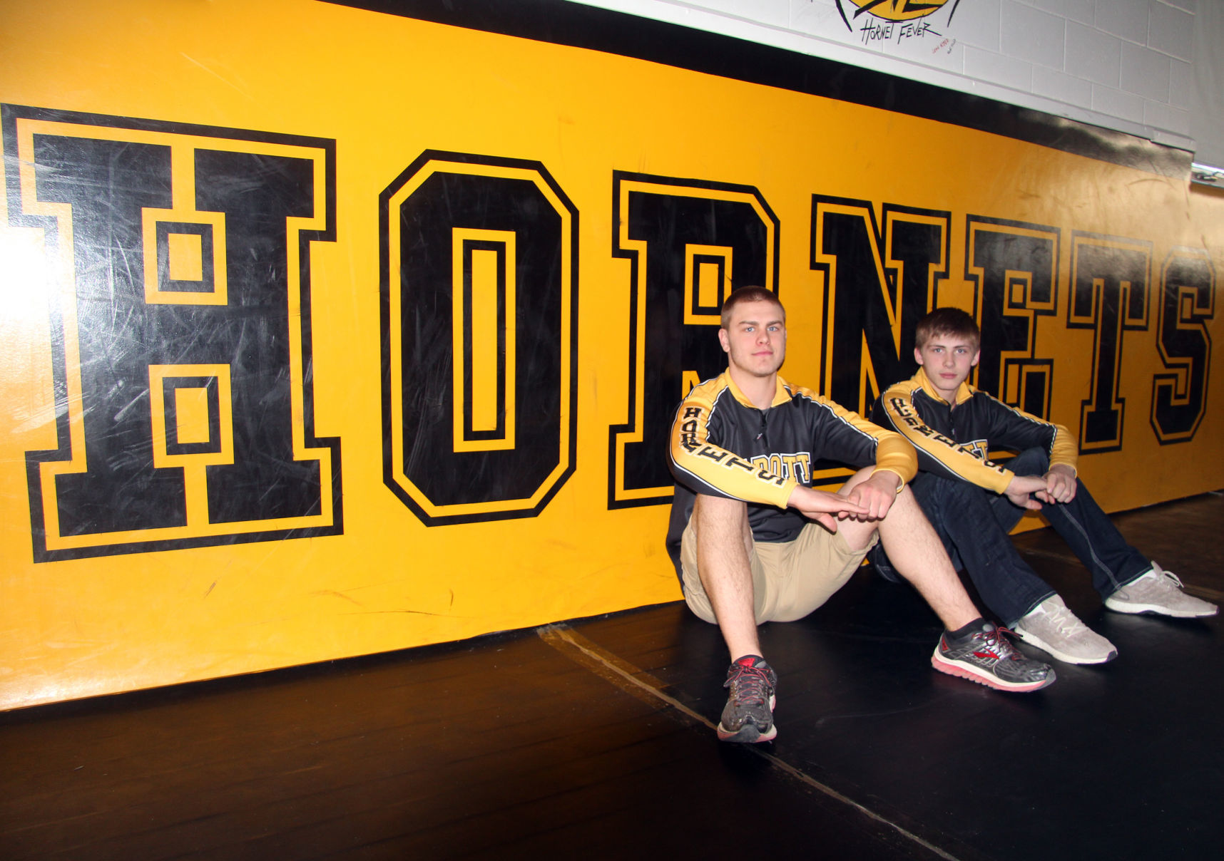 Cadott's James Pfeiffer and Brady Spaeth